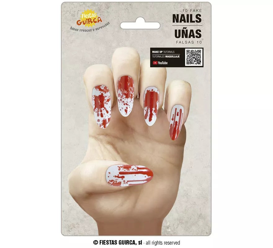 Translation missing: de.Pack de 10 Uñas Sangrientas con pegamento