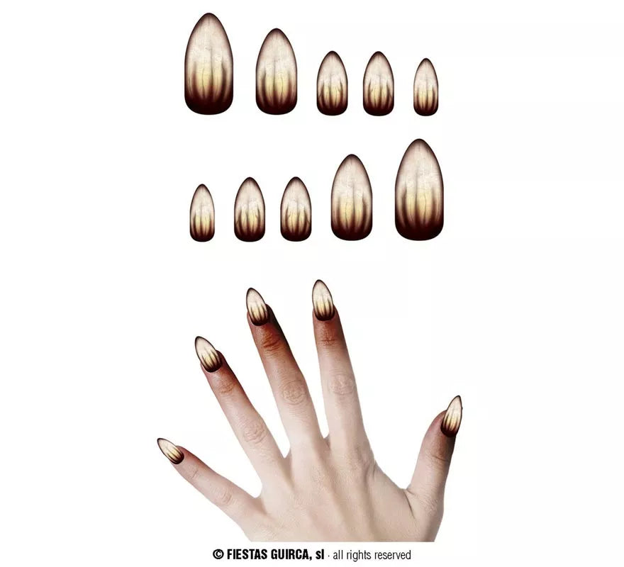 Translation missing: de.Pack de 10 Uñas Hombre Lobo con pegamento