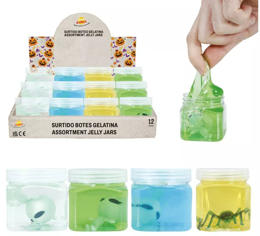 Translation missing: de.12 Botes Gelatina Arañas o Alíen de 5,5 cm