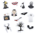 12 Pegatinas de Gel Drácula y Fantasma modelos surtidos