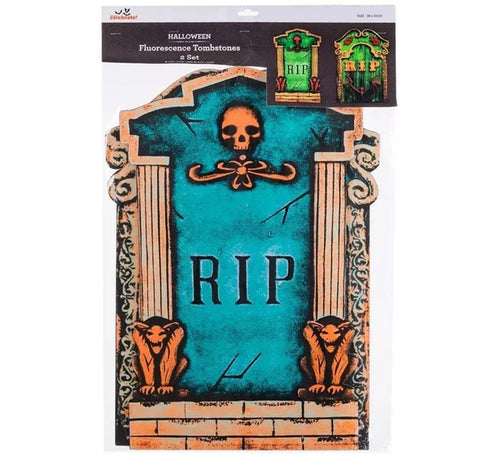2 Lápidas RIP Fluorescente