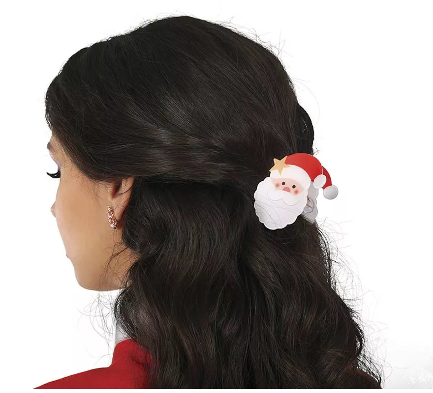 Translation missing: de.2 Pinzas de Papa Noel para el Pelo de 7 cm