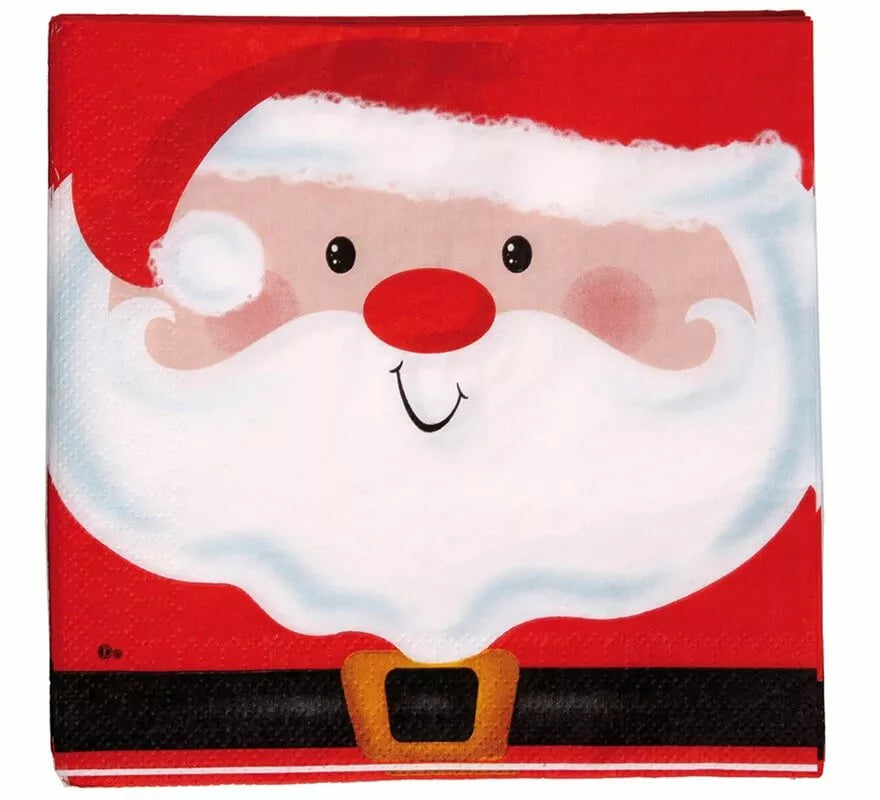 Translation missing: de.20 Servilletas de Santa Claus de 33x33 cm