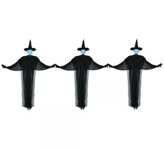 3 schwarze Hexen mit 160 cm Licht