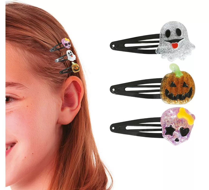 3 Pinzas Brillantes para el Pelo
