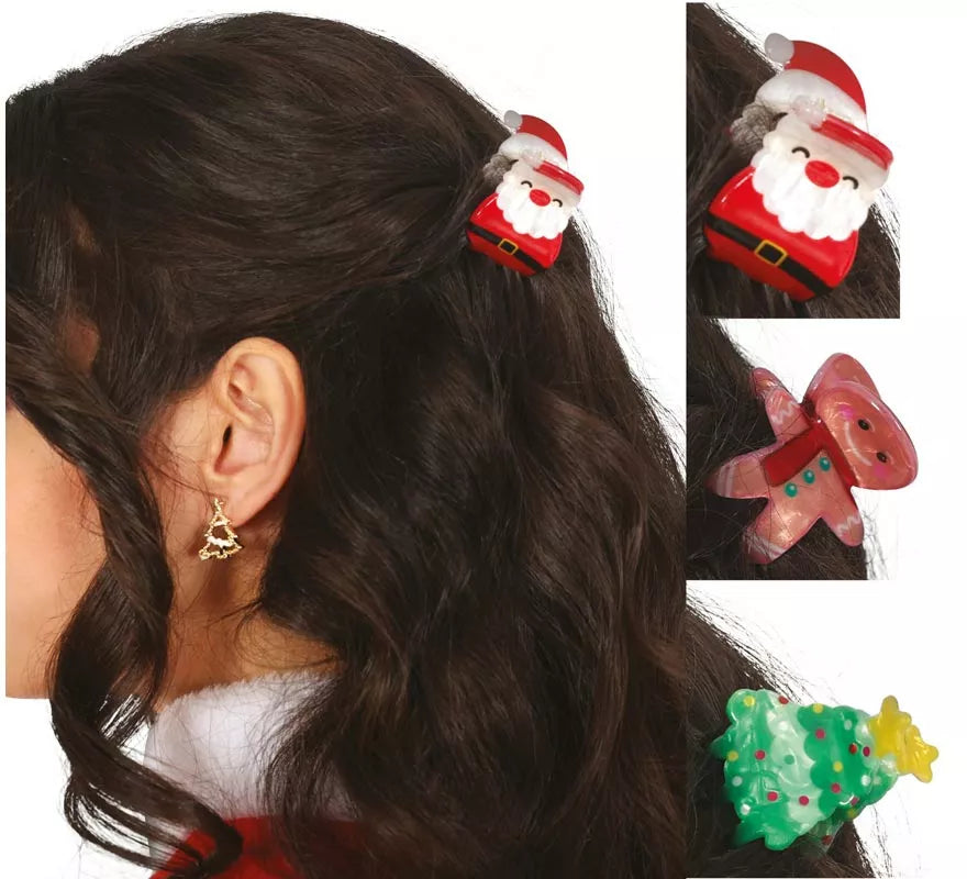 Translation missing: de.3 Pinzas de Navidad para el Pelo de 3,5 cm