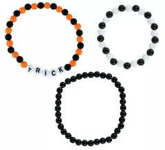 3 Trick or Treat Armbänder für Halloween