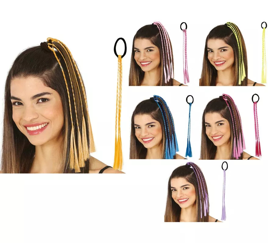 Translation missing: de.3 Trenzas de 35 cm en varios colores