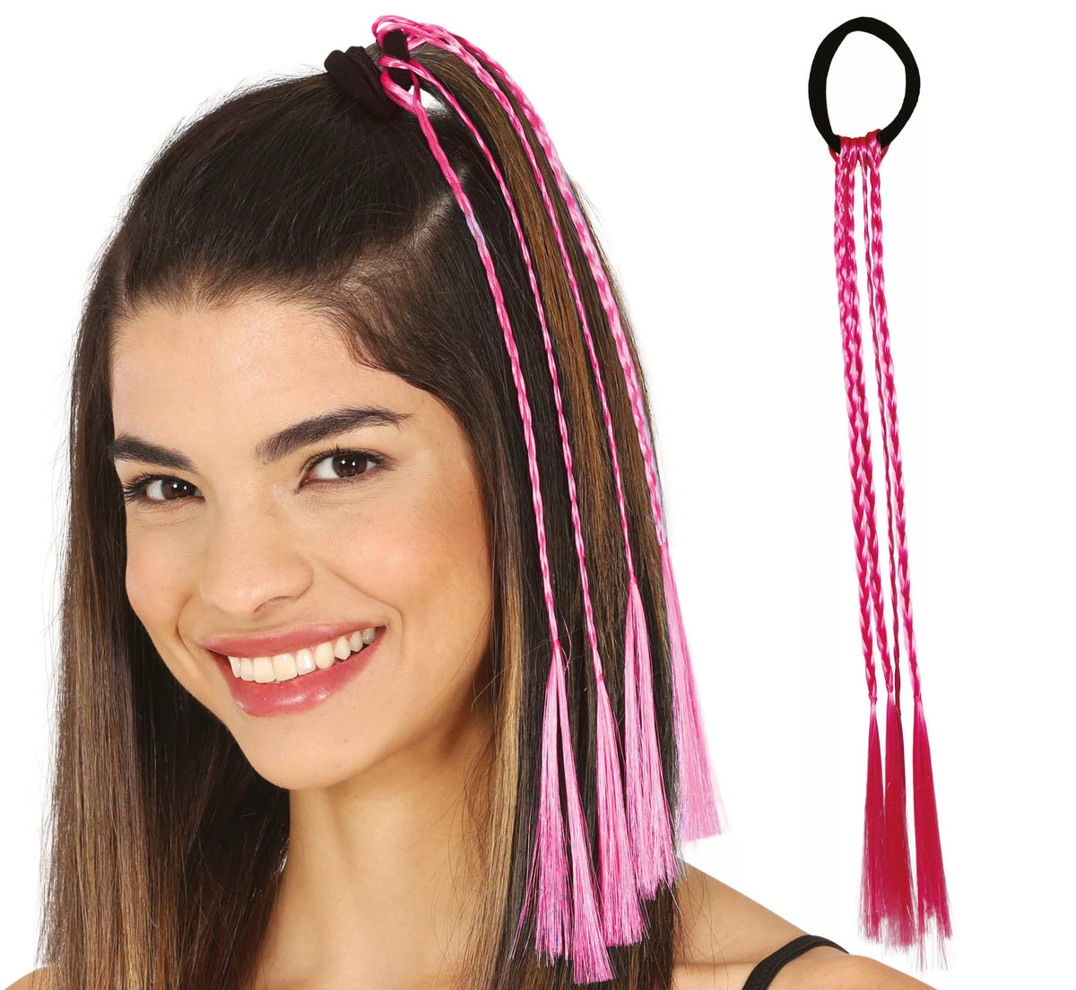 Translation missing: de.3 Trenzas de 35 cm en varios colores