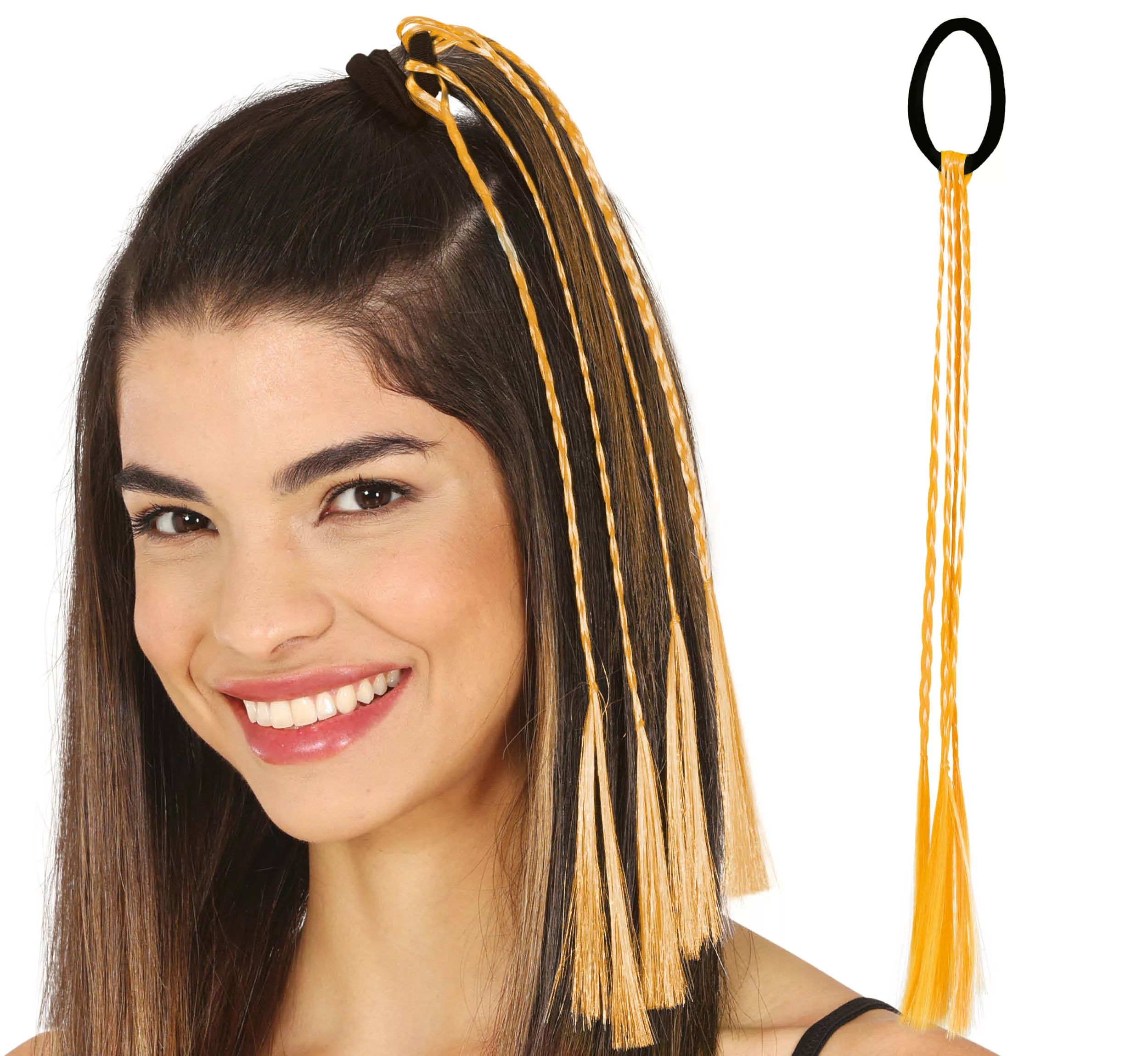 Translation missing: de.3 Trenzas de 35 cm en varios colores