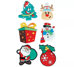 48 sortierte Weihnachtsmagnete, 5 cm groß