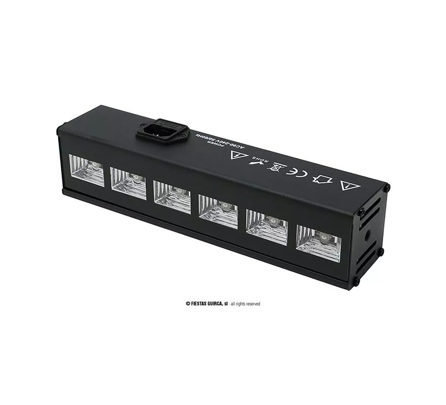 Translation missing: de.6 Leds Luz negra uv para interior de 6x3 w