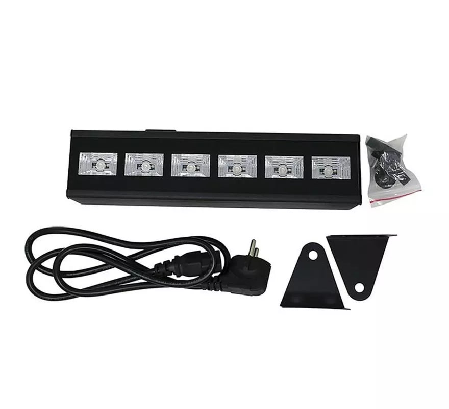 Translation missing: de.6 Leds Luz negra uv para interior de 6x3 w