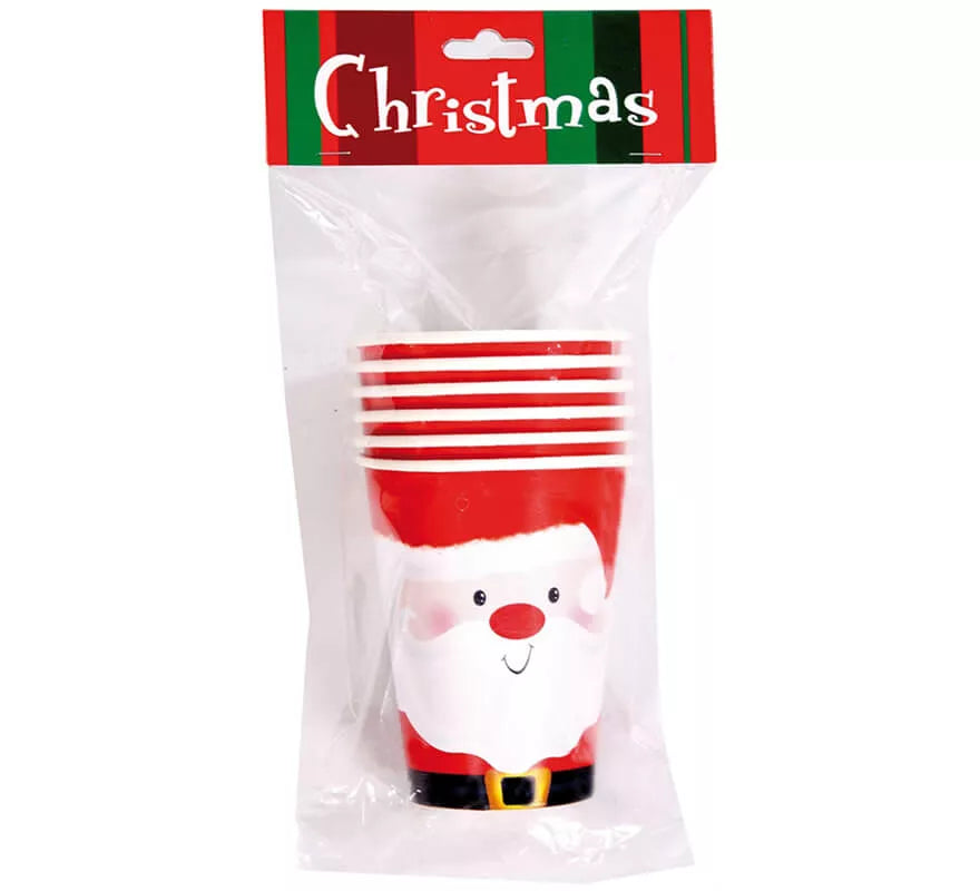 Translation missing: de.6 Vasos de Santa Claus de 250 ml