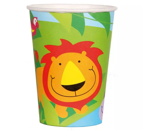 6 Vasos Jungla de 250 ml