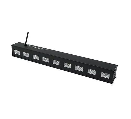9 Leds Luz negra uv para interior de 9x3 w