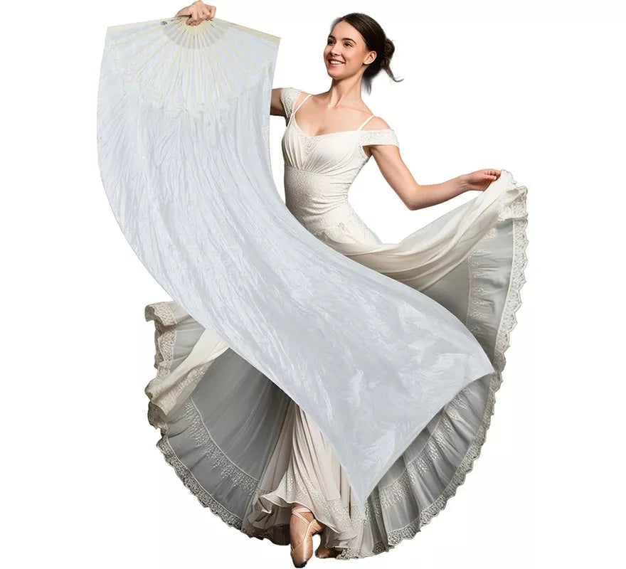 Translation missing: de.Abanico blanco con Led de 75x150 cm
