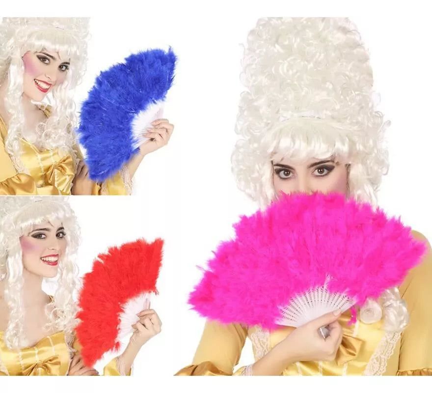 Translation missing: de.Abanico con Plumas en 3 colores surtidos
