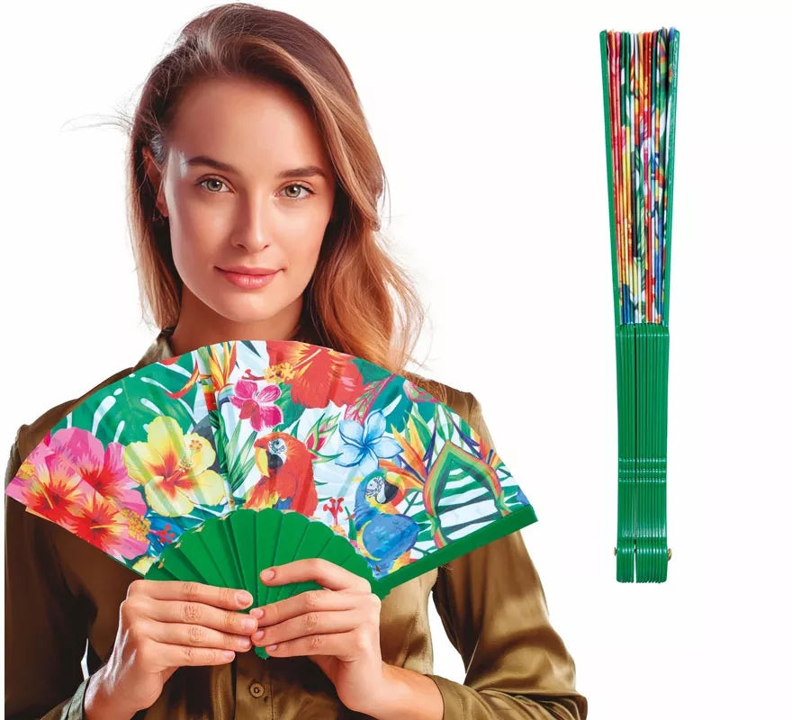 Translation missing: de.Abanico Hawai de Flores y Animales