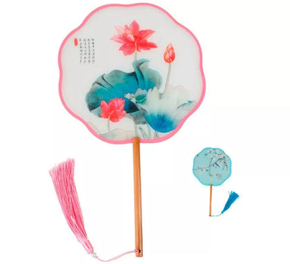 Abanico Paipai Chino con borla en colores surtidos