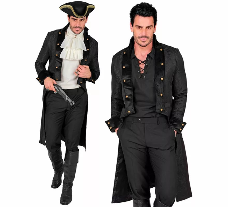 Translation missing: de.Abrigo Victoriano negro para hombre