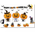 Adhesivo Happy Halloween de 45x60 cm