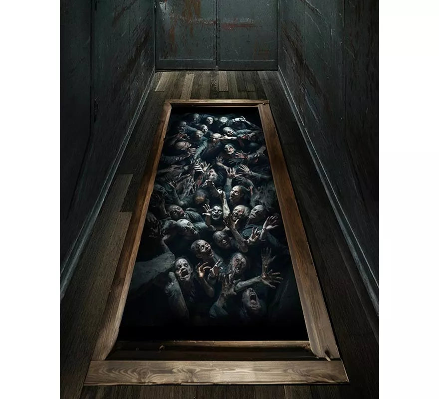 Translation missing: de.Adhesivo Suelo Zombies 30x90 cm