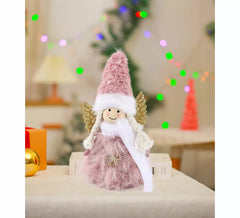 Rosa Engel-Weihnachtsbaumschmuck 11 cm