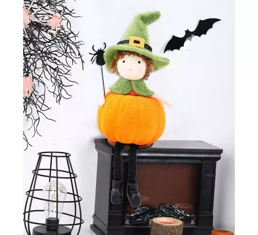 Translation missing: de.Adorno Muñeco Calabaza Sentado 16 cm
