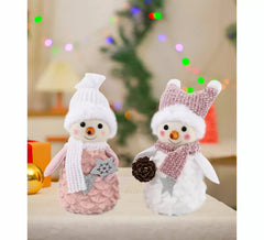 Verschiedene 13 cm große Schneemann-Ornamente