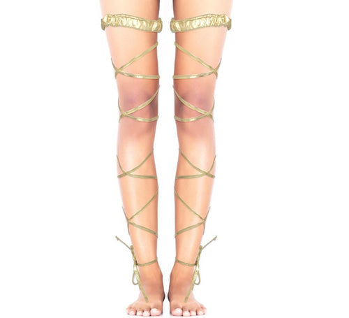 Adornos Wrap de Piernas Romana adulto
