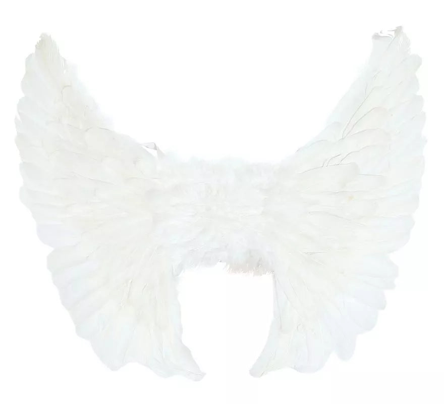 Translation missing: de.Alas con Plumas Blanca 50 X 45 cm