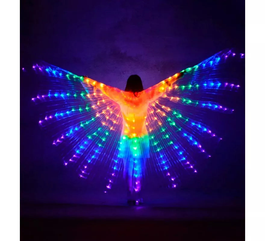Translation missing: de.Alas Danza del Vientre con luz multicolor de 1,4 m