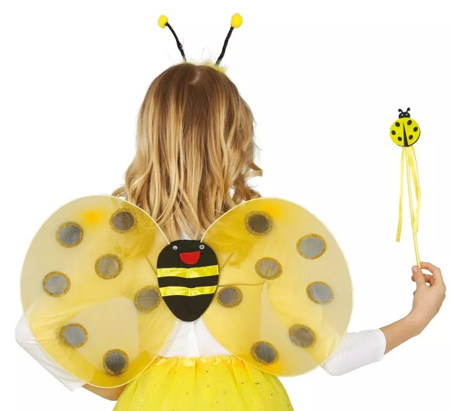 Alas de Abejita con Diadema y Varita de 54x34 cm