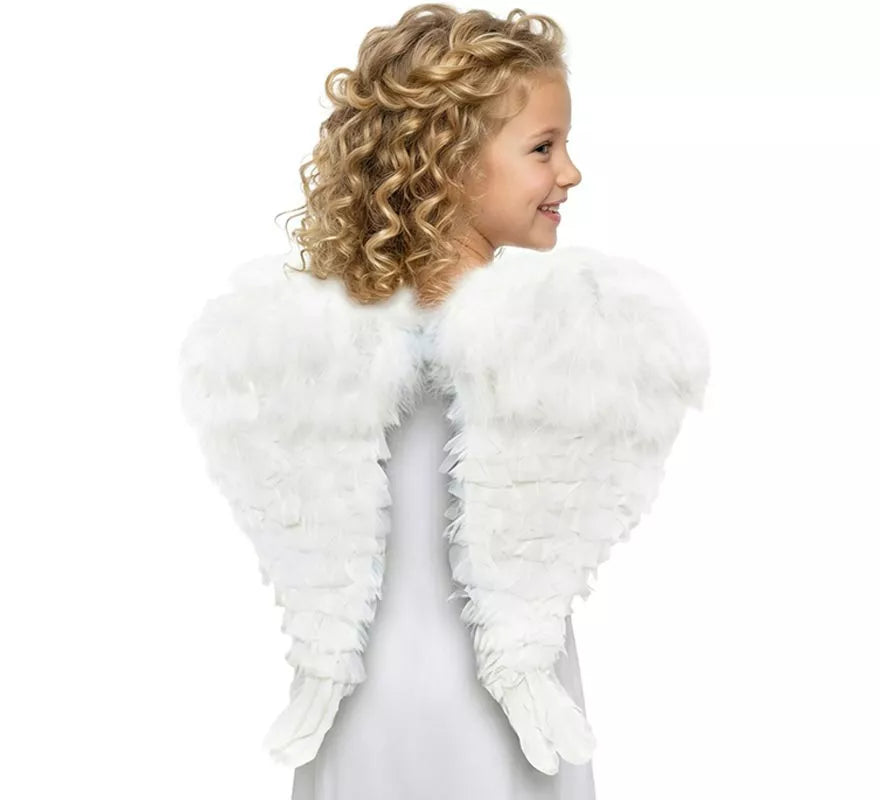 Translation missing: de.Alas de Ángel con plumas 48 cm