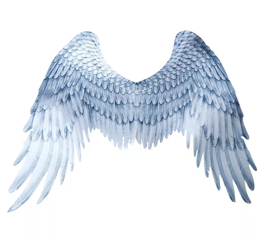 Translation missing: de.Alas de Ángel de Tela Blancas de 100x70 cm