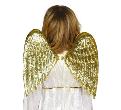 Alas de Ángel infantiles color oro 45 cm