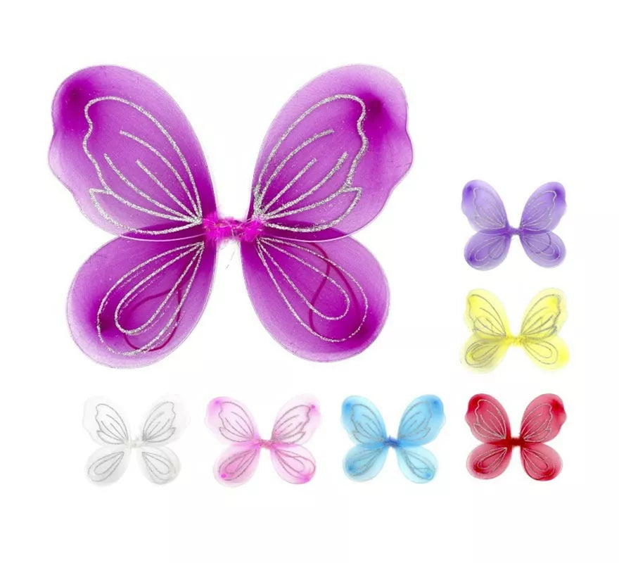 Translation missing: de.Alas de Mariposa infantil de 40 cm colores surtidos