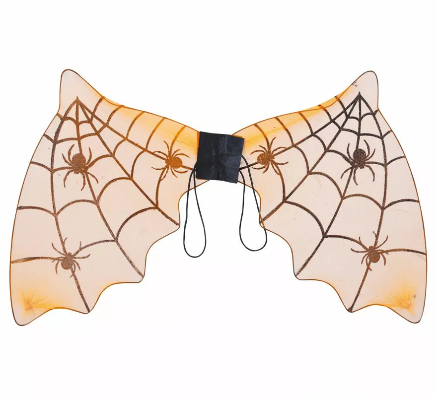 Translation missing: de.Alas de Murciélago Naranja con Arañas de 60X35 cm