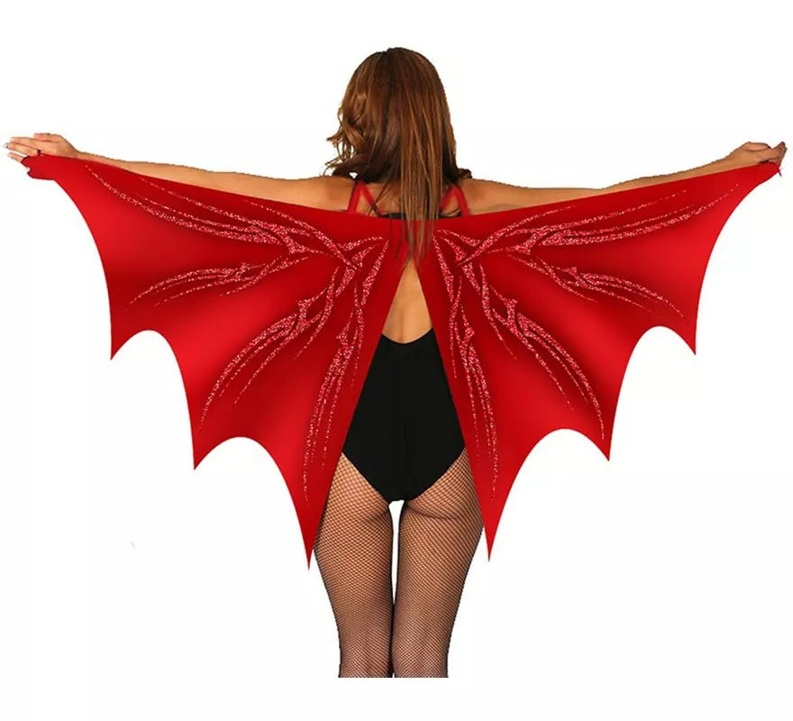 Translation missing: de.Alas de Murciélago rojas de 170x80 cm