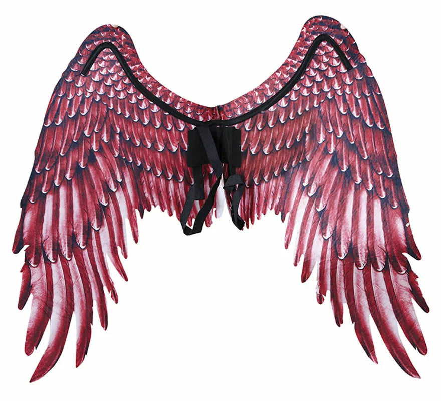 Translation missing: de.Alas de Plumas con Tela Roja de 105X45 cm