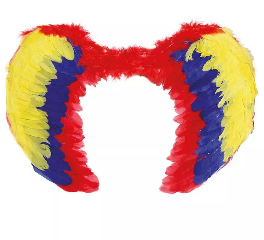 Translation missing: de.Alas de Plumas Multicolor 80 X 50 cm