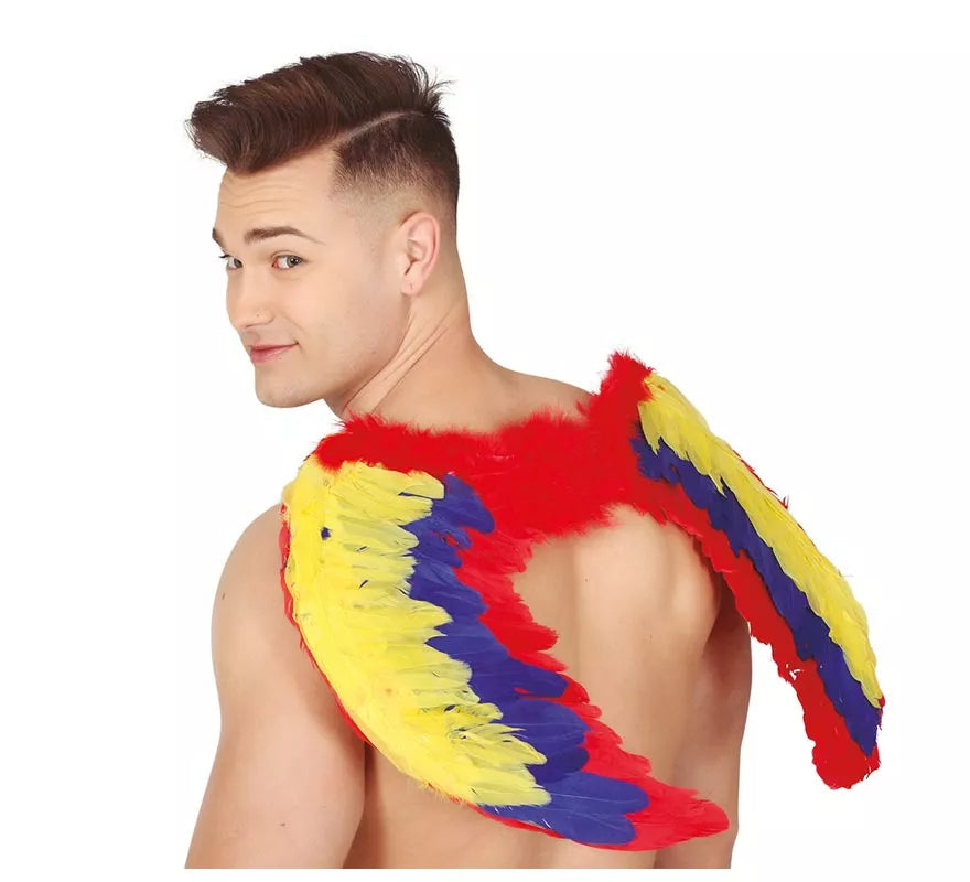 Translation missing: de.Alas de Plumas Multicolor 80 X 50 cm