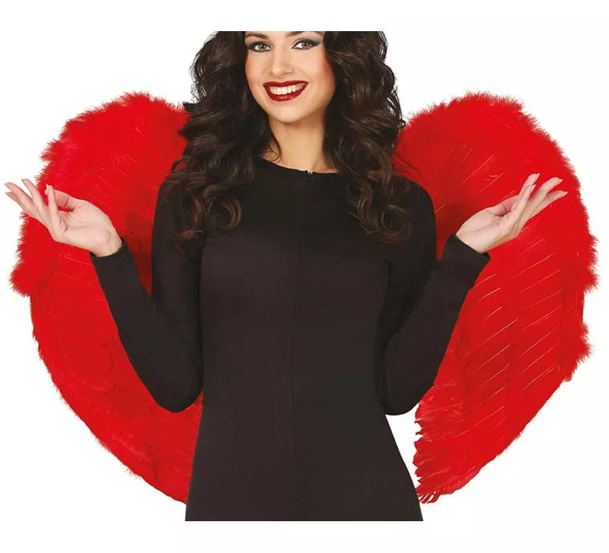 Translation missing: de.Alas de Plumas rojas 80x55 cm