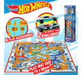 Alfombra Hot Wheels de 80x60 cm con 2 coches y señales