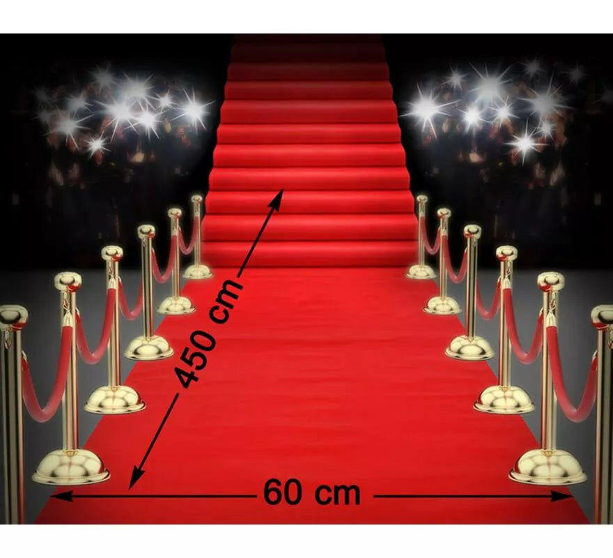Translation missing: de.Alfombra Roja de decoración 450X60 cm