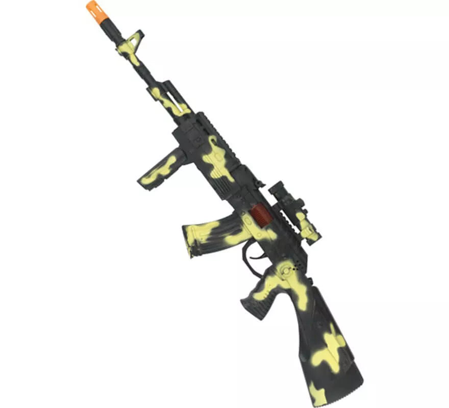 Translation missing: de.Ametralladora Militar Camuflaje con Luz efecto Destello 59cm
