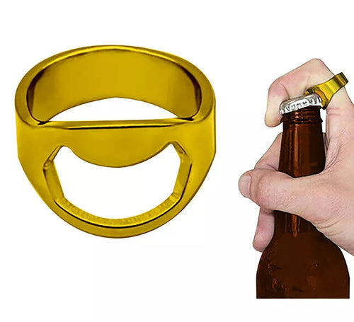 Anillo Abre Botellas dorado