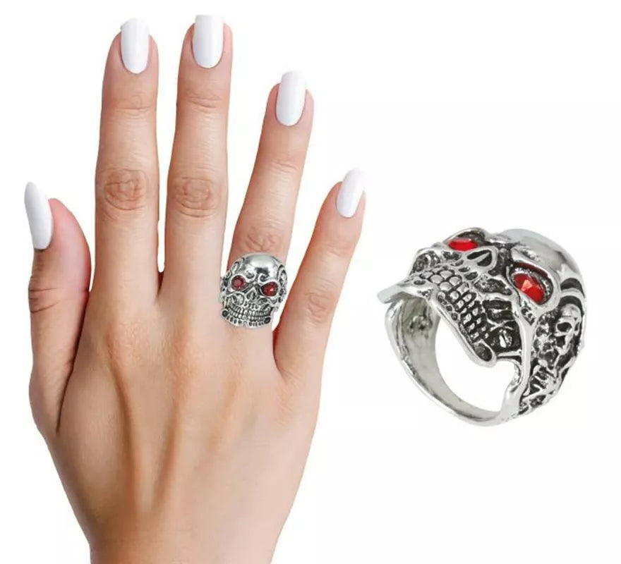 Translation missing: de.Anillo Calavera de Metal