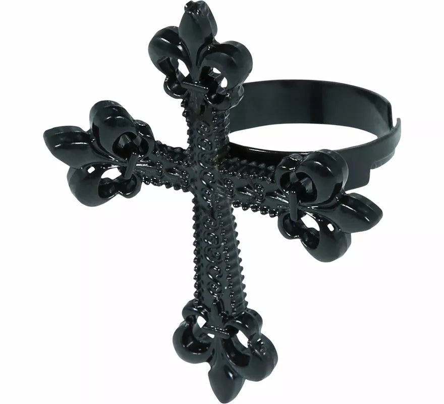 Translation missing: de.Anillo Cruz Gótica de 4 cm